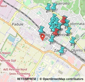 Mappa Via Scardassieri, 50019 Sesto Fiorentino FI, Italia (0.901)