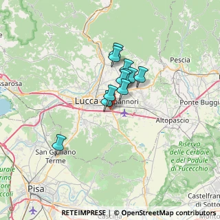 Mappa Via della Repubblica, 55012 Capannori LU, Italia (4.67545)
