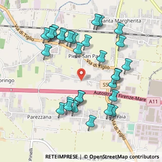 Mappa Via della Repubblica, 55012 Capannori LU, Italia (0.55333)