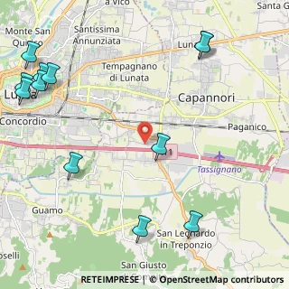 Mappa Via della Repubblica, 55012 Capannori LU, Italia (3.21167)