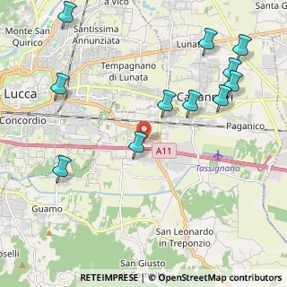 Mappa Via della Repubblica, 55012 Capannori LU, Italia (2.61545)