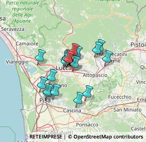 Mappa Via della Repubblica, 55016 Porcari LU, Italia (9.855)