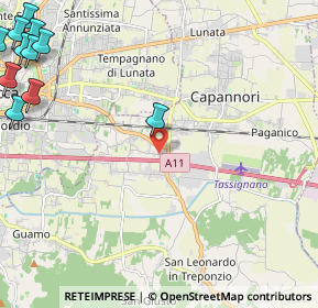 Mappa Via della Repubblica, 55016 Porcari LU, Italia (3.77636)