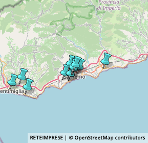 Mappa Via Montà di Lanza, 18038 Sanremo IM, Italia (4.69917)