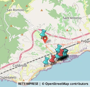 Mappa Strada Borgo Tinasso, 18038 Sanremo IM, Italia (1.89421)