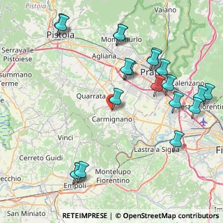 Mappa Via Mannelle, 59015 Carmignano PO, Italia (10.219)