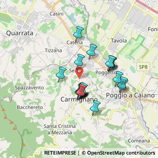 Mappa Via Mannelle, 59015 Carmignano PO, Italia (1.499)
