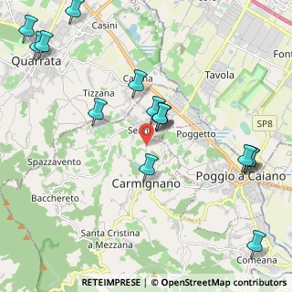 Mappa Via Mannelle, 59015 Carmignano PO, Italia (2.53467)