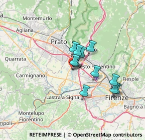 Mappa Via della Rocca, 50013 Campi Bisenzio FI, Italia (5.06909)