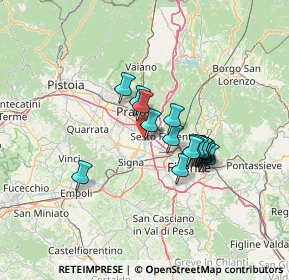 Mappa Via della Rocca, 50013 Campi Bisenzio FI, Italia (10.44353)