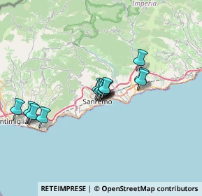 Mappa Via Wolfgang Goethe, 18038 Sanremo IM, Italia (5.67467)