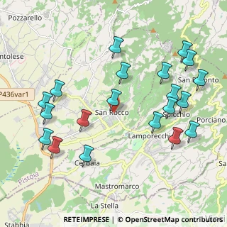 Mappa Via Giusti, 51036 Larciano PT, Italia (2.381)