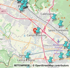 Mappa 2, 50013 Campi Bisenzio FI, Italia (6.9805)