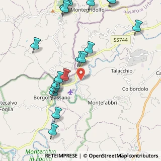 Mappa Via Ponte Vecchio, 61022 Colbordolo PU, Italia (2.6365)