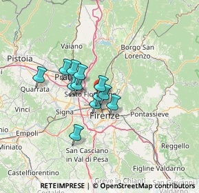 Mappa Via della Covacchia, 50141 Firenze FI, Italia (9.00917)