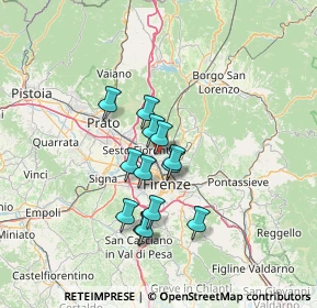 Mappa Via della Covacchia, 50141 Firenze FI, Italia (10.79077)