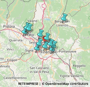 Mappa Via della Covacchia, 50141 Firenze FI, Italia (9.89692)
