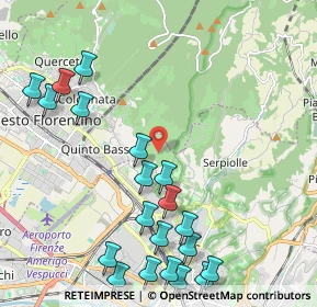 Mappa Via della Covacchia, 50141 Firenze FI, Italia (2.6945)