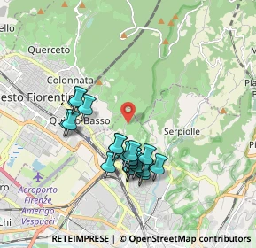 Mappa Via della Covacchia, 50141 Firenze FI, Italia (1.684)