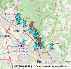 Mappa Via della Covacchia, 50141 Firenze FI, Italia (3.055)