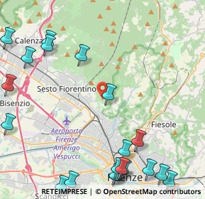 Mappa Via della Covacchia, 50141 Firenze FI, Italia (6.4345)
