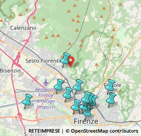 Mappa Via della Covacchia, 50141 Firenze FI, Italia (4.73615)