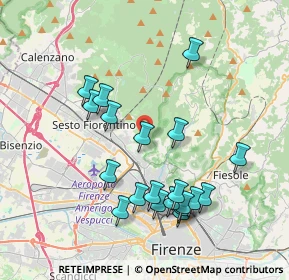 Mappa Via della Covacchia, 50141 Firenze FI, Italia (3.9845)