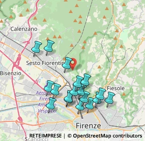 Mappa Via della Covacchia, 50141 Firenze FI, Italia (3.91111)
