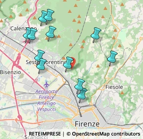 Mappa Via della Covacchia, 50141 Firenze FI, Italia (4.15583)