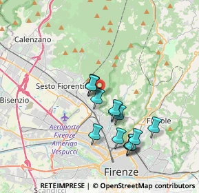 Mappa Via della Covacchia, 50141 Firenze FI, Italia (3.25929)