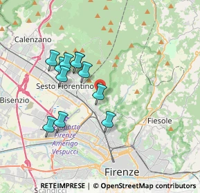 Mappa Via della Covacchia, 50141 Firenze FI, Italia (3.26273)