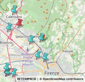 Mappa Via della Covacchia, 50141 Firenze FI, Italia (6.12727)