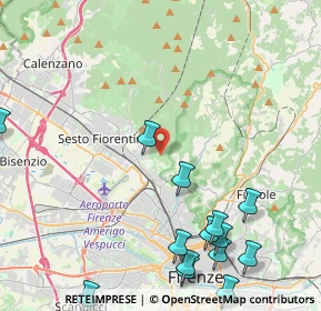 Mappa Via della Covacchia, 50141 Firenze FI, Italia (5.87857)