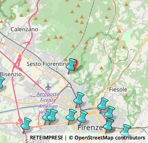 Mappa Via della Covacchia, 50141 Firenze FI, Italia (6.38923)
