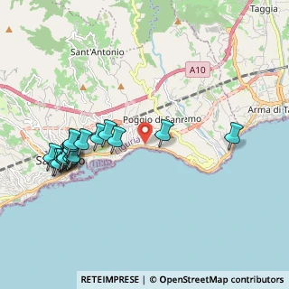 Mappa Via Salita Poggio, 18038 Sanremo IM, Italia (2.27737)