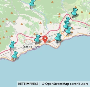 Mappa Via Salita Poggio, 18038 Sanremo IM, Italia (4.415)