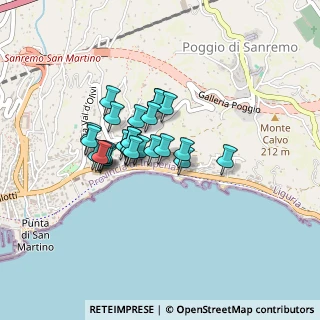 Mappa Via Salita Poggio, 18038 Sanremo IM, Italia (0.29231)