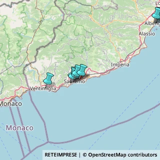 Mappa Via Salita Poggio, 18038 Sanremo IM, Italia (24.88182)