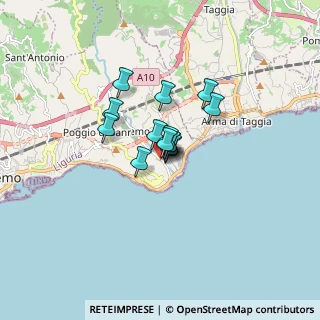Mappa The Mall Luxury Outlet, 18038 Sanremo IM, Italia (0.86429)