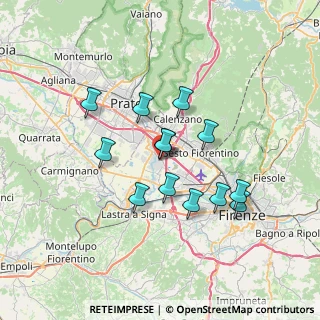 Mappa Via Saliscendi, 50013 Campi Bisenzio FI, Italia (6.05615)