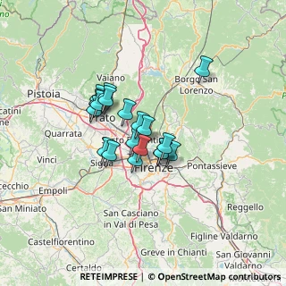 Mappa Via Attilio Ragionieri, 50132 Firenze FI, Italia (9.39632)