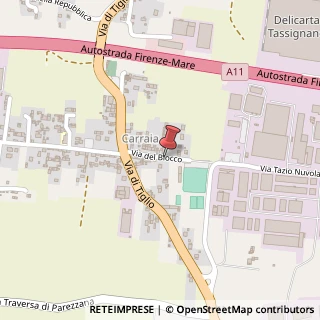 Mappa Via del Blocco, 29, 55061 Capannori, Lucca (Toscana)