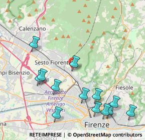 Mappa Via Attilio Ragionieri, 50019 Sesto Fiorentino FI, Italia (4.98077)