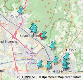 Mappa Via Attilio Ragionieri, 50019 Sesto Fiorentino FI, Italia (4.73857)