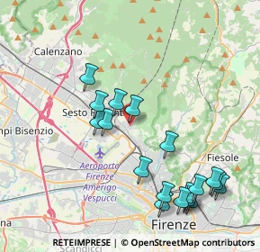 Mappa Via Attilio Ragionieri, 50019 Sesto Fiorentino FI, Italia (4.48056)