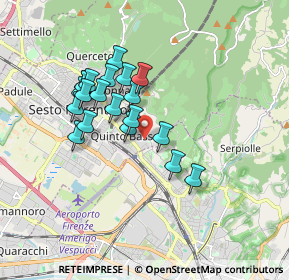 Mappa Via Attilio Ragionieri, 50019 Sesto Fiorentino FI, Italia (1.535)