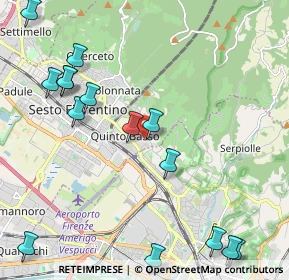 Mappa Via Attilio Ragionieri, 50019 Sesto Fiorentino FI, Italia (2.768)