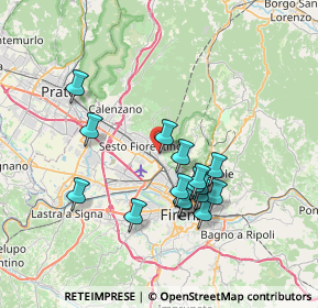 Mappa Via Attilio Ragionieri, 50019 Sesto Fiorentino FI, Italia (6.60313)