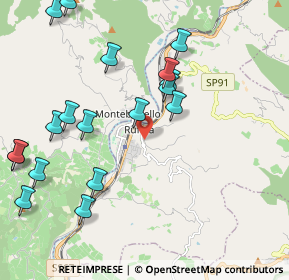 Mappa Via Borgonuovo, 50068 Rufina FI, Italia (2.6325)