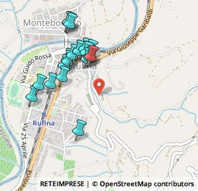 Mappa Via Borgonuovo, 50068 Rufina FI, Italia (0.473)